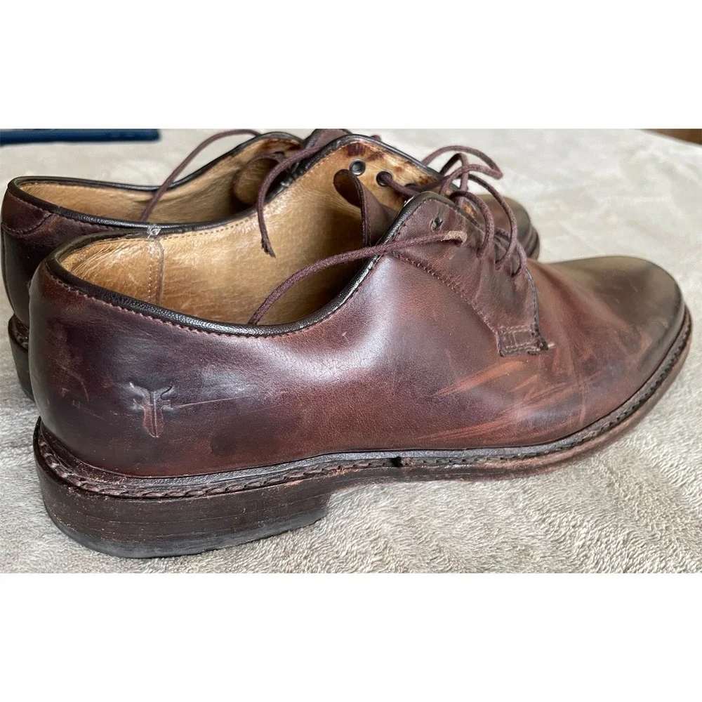 The Frye Company Men's Oxford Leather Shoes, Size: 9B (New‎ Lace Required)